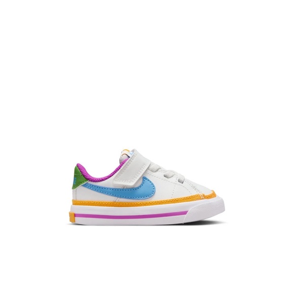 Nike Court Legacy and Tennis Shoe Sneakers Toddler Girl 11C Retro Swoosh - Picture 12 of 13